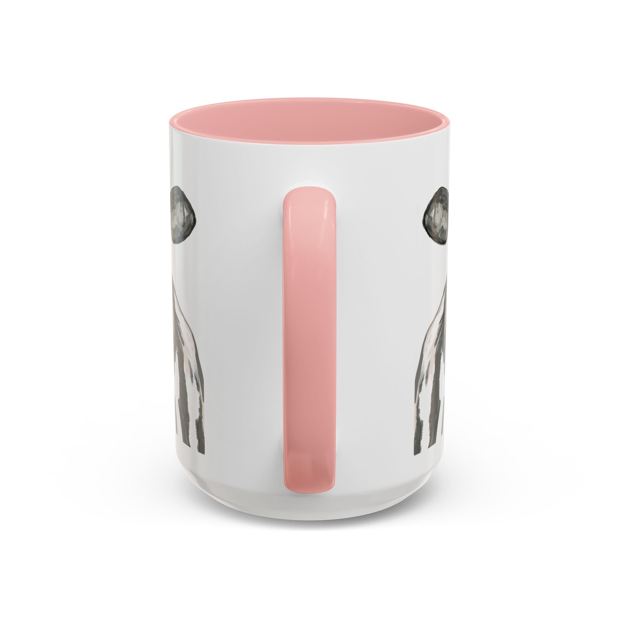 Farmhouse Cow Two Tone Ceramic Mugs - Blue Cava