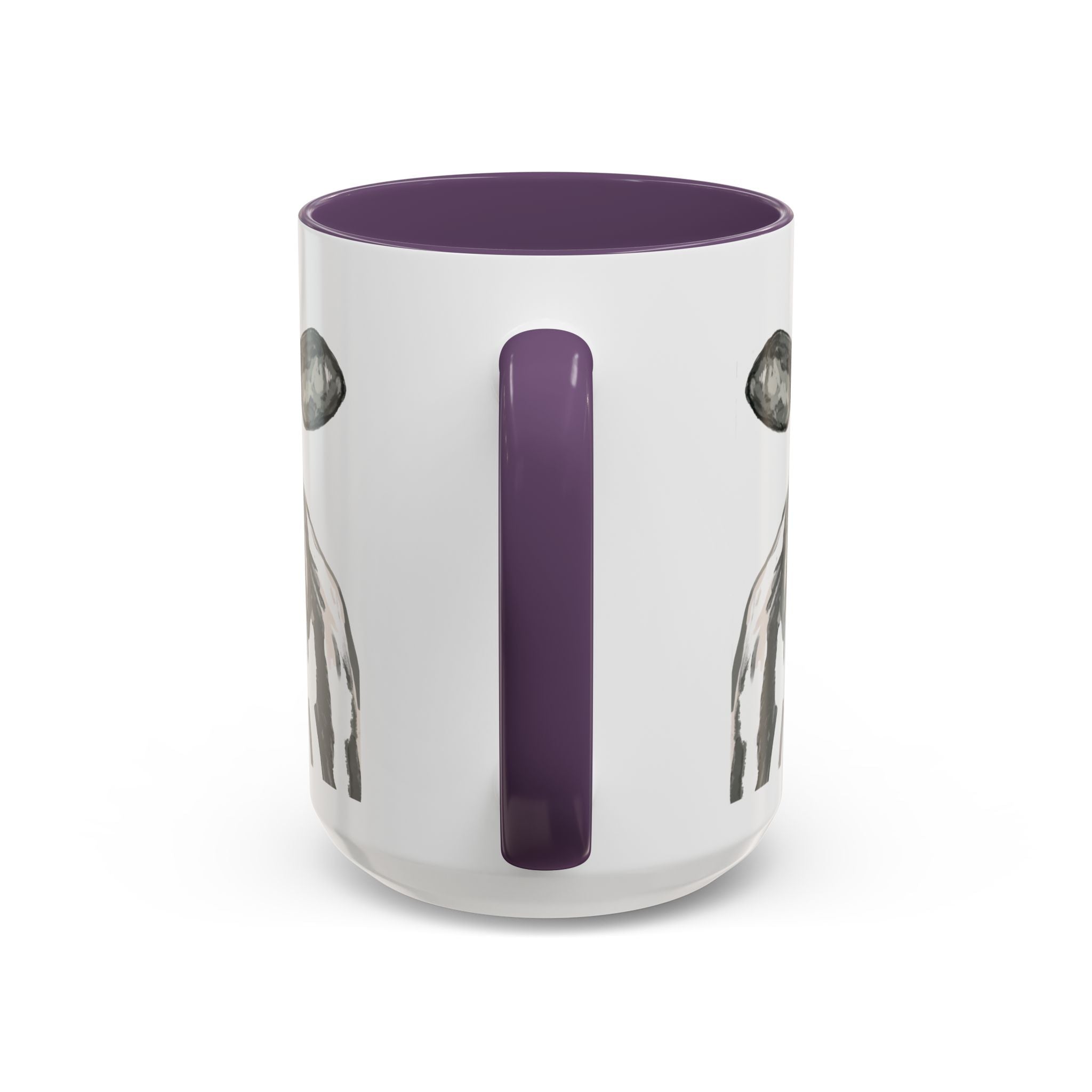 Farmhouse Cow Two Tone Ceramic Mugs - Blue Cava
