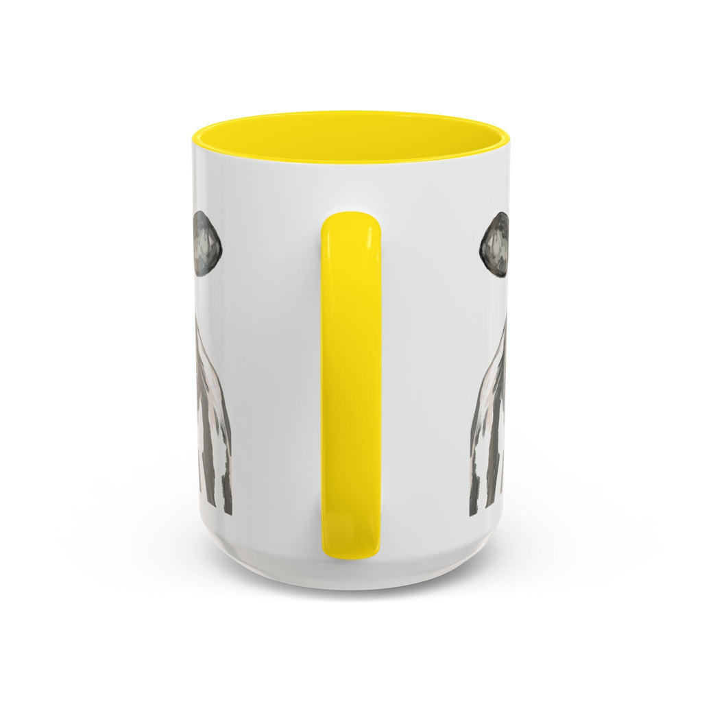 Farmhouse Cow Two Tone Ceramic Mugs - Blue Cava