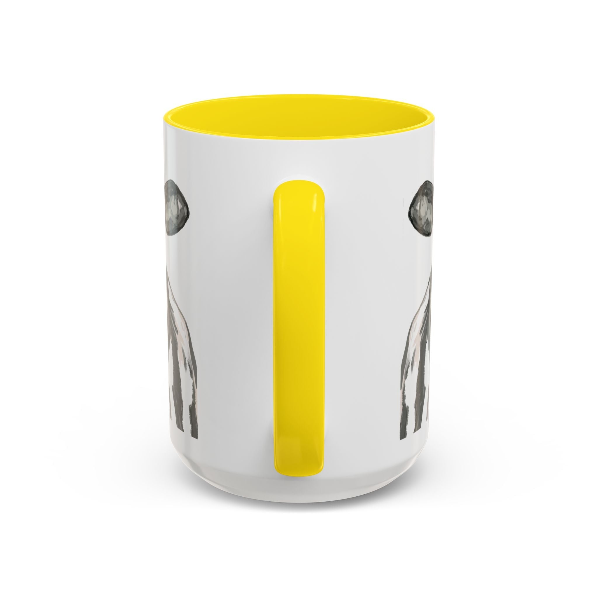 Farmhouse Cow Two Tone Ceramic Mugs - Blue Cava