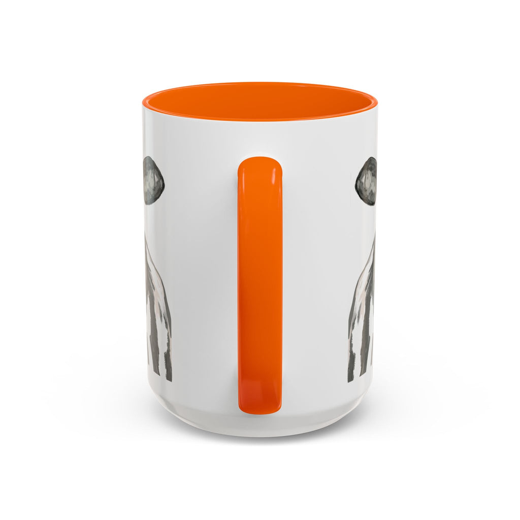 Farmhouse Cow Two Tone Ceramic Mugs - Blue Cava