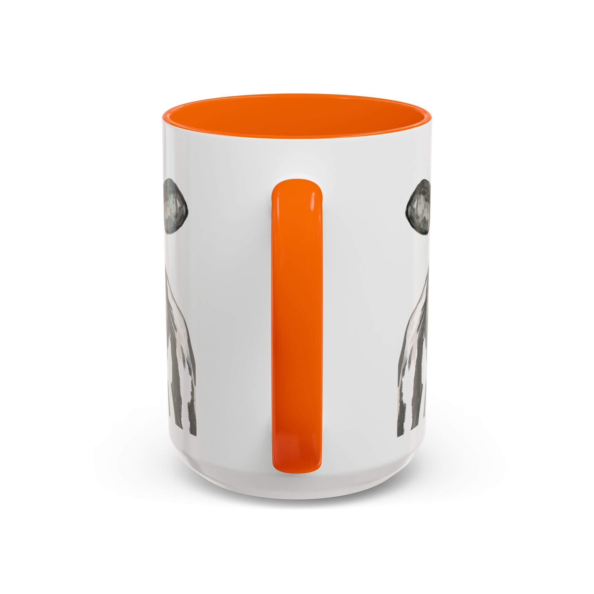 Farmhouse Cow Two Tone Ceramic Mugs - Blue Cava