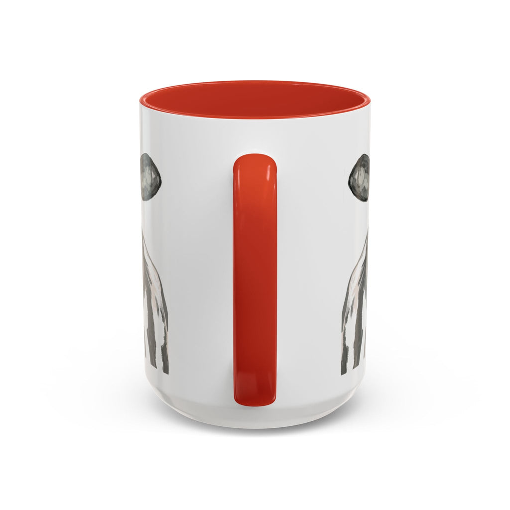 Farmhouse Cow Two Tone Ceramic Mugs - Blue Cava