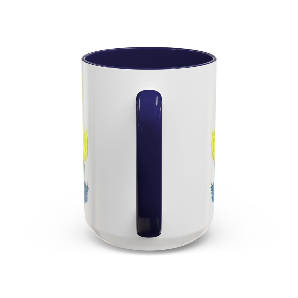 Farmhouse Duck Boots Two Tone Ceramic Coffee Mugs - Blue Cava