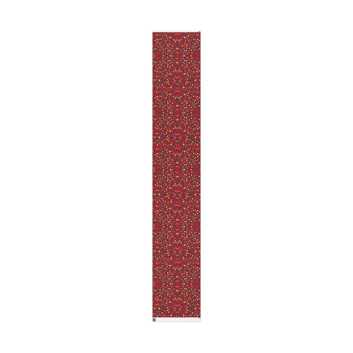 Festive Christmas Lights Wrapping Paper, Eco-Friendly - Blue Cava