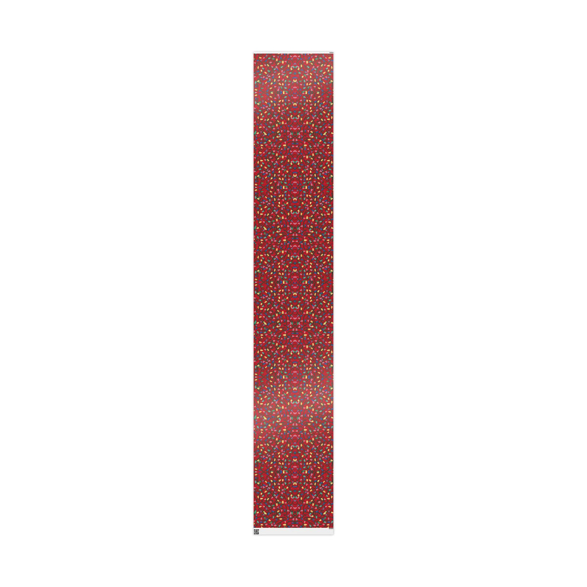 Festive Christmas Lights Wrapping Paper, Eco-Friendly - Blue Cava