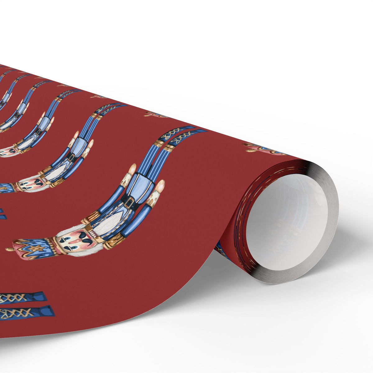 Festive Nutcracker Wrapping Paper – Fun Gift Wrap, Christmas Wrapping Paper - Blue Cava
