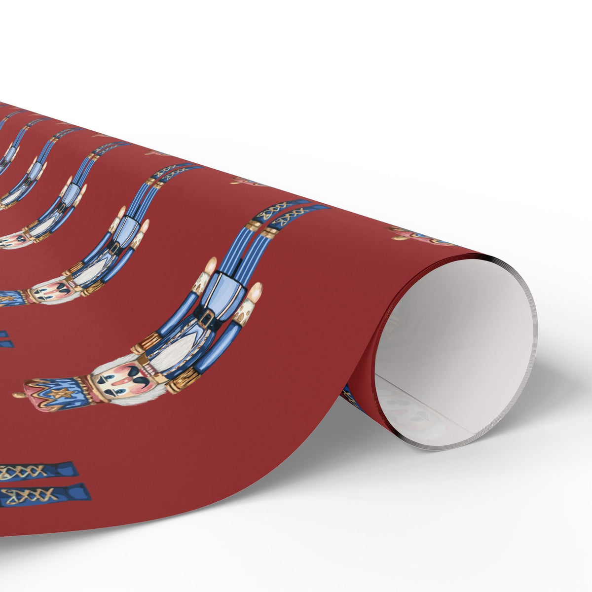 Festive Nutcracker Wrapping Paper – Fun Gift Wrap, Christmas Wrapping Paper - Blue Cava