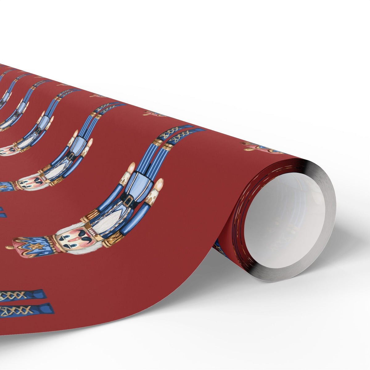Festive Nutcracker Wrapping Paper – Fun Gift Wrap, Christmas Wrapping Paper - Blue Cava