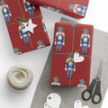 Festive Nutcracker Wrapping Paper – Fun Gift Wrap, Christmas Wrapping Paper - Blue Cava