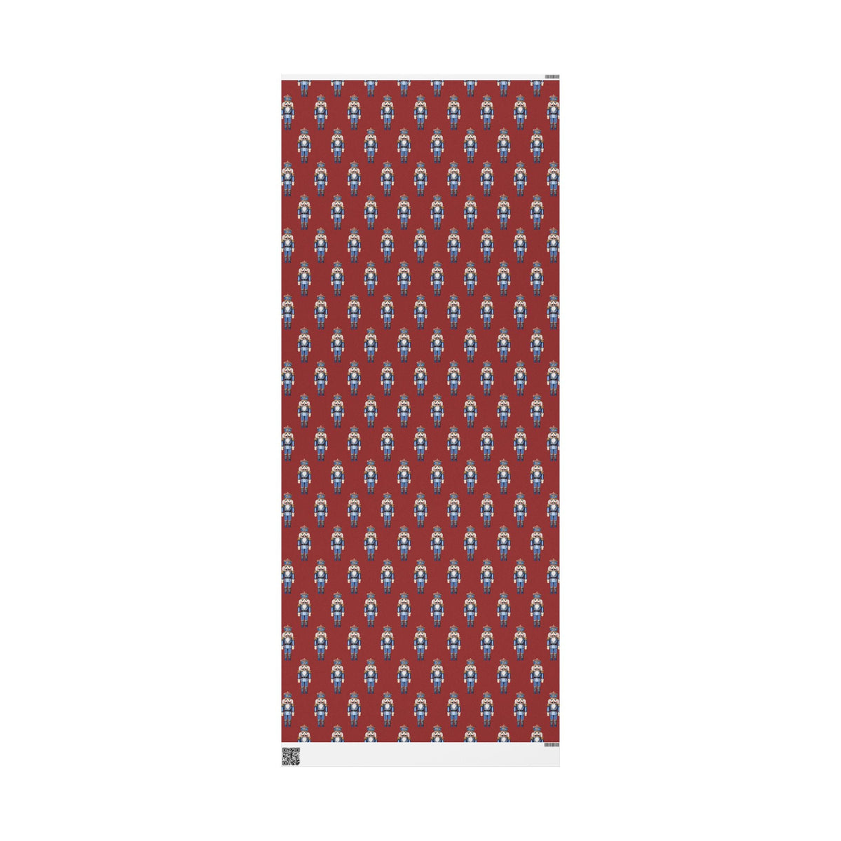 Festive Nutcracker Wrapping Paper – Fun Gift Wrap, Christmas Wrapping Paper - Blue Cava