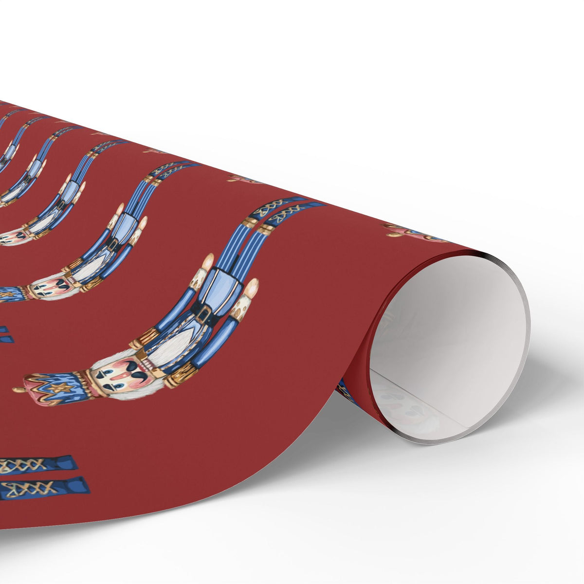 Festive Nutcracker Wrapping Paper – Fun Gift Wrap, Christmas Wrapping Paper - Blue Cava