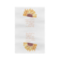 Friendship Sunflower Microfiber Waffle Kitchen Towel - Blue Cava