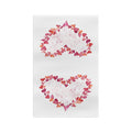 Heart of Hearts Microfiber Waffle Kitchen Towel - Blue Cava