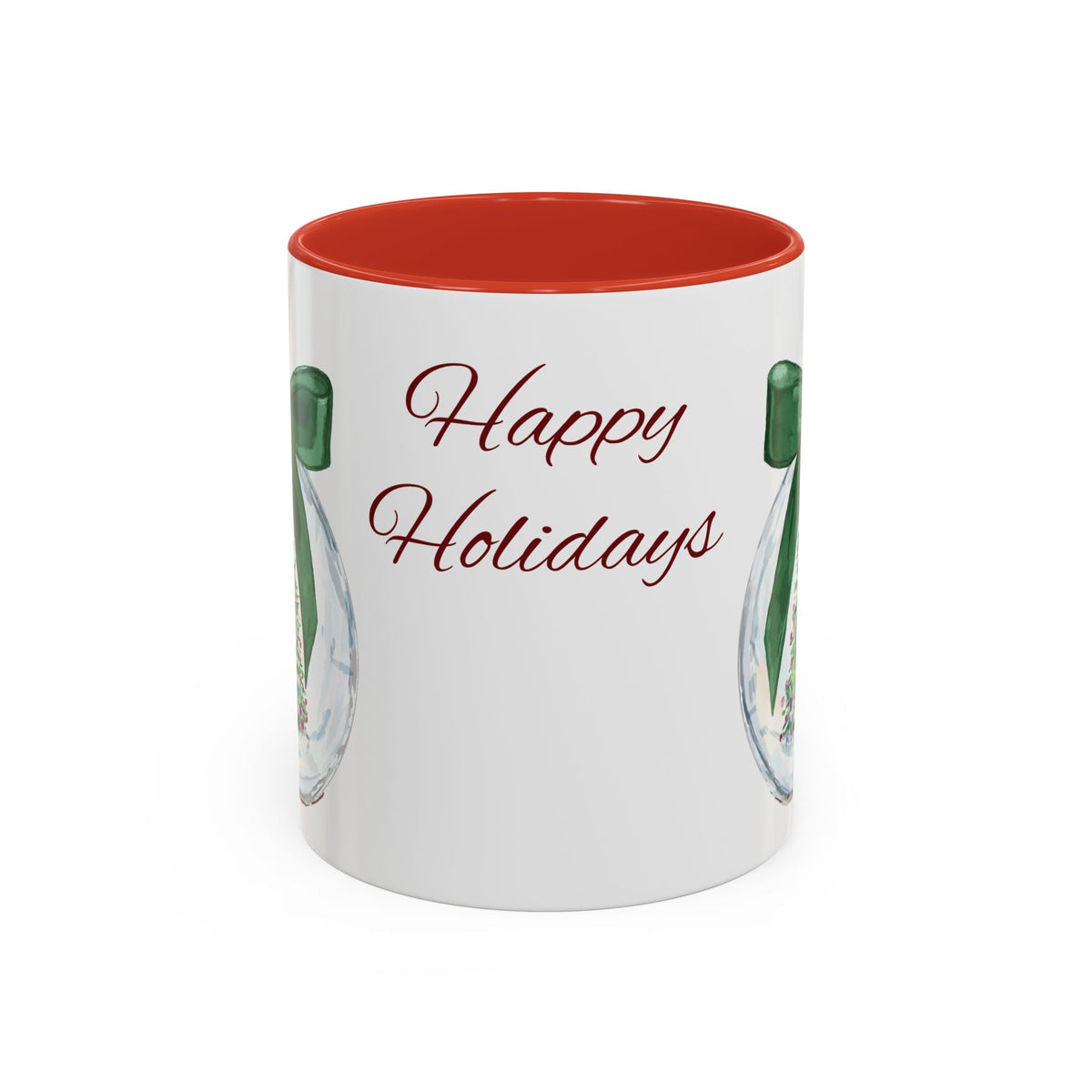 Holiday Ornament Two Tone Ceramic Coffee Mug - Blue Cava