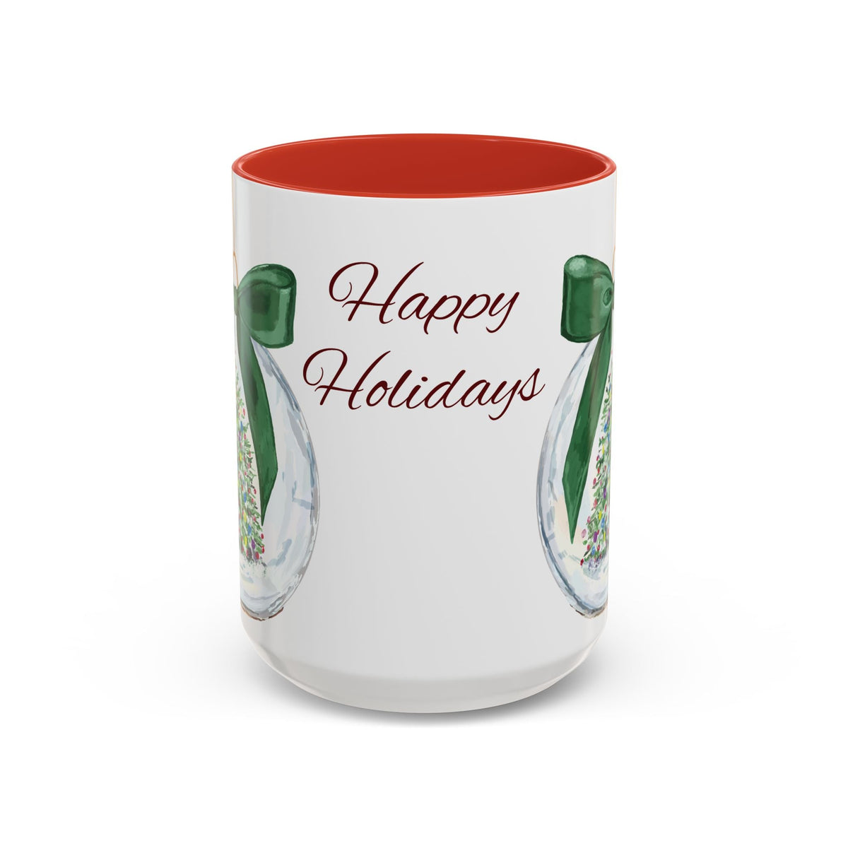 Holiday Ornament Two Tone Ceramic Coffee Mug - Blue Cava
