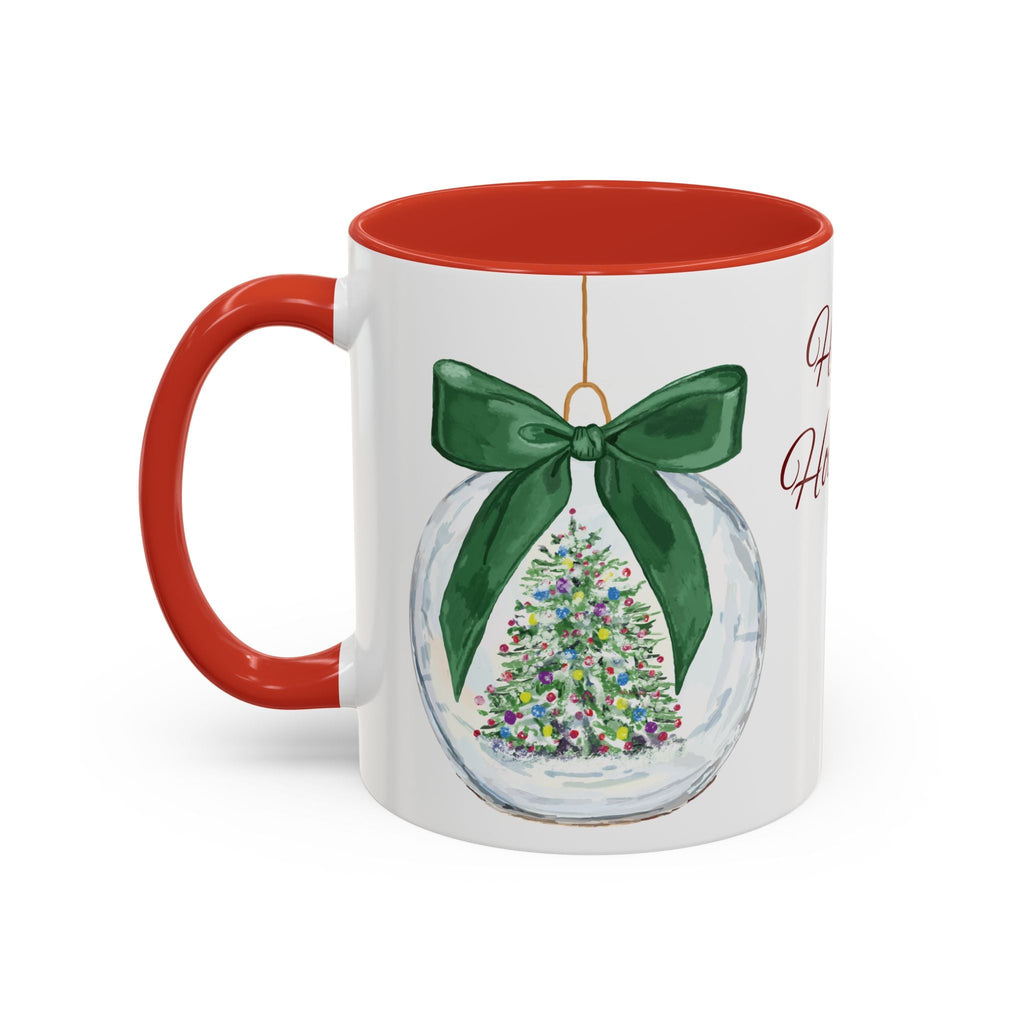 Holiday Ornament Two Tone Ceramic Coffee Mug - Blue Cava
