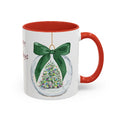 Holiday Ornament Two Tone Ceramic Coffee Mug - Blue Cava