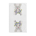 Hops A Lot Cotton Hand Towel - Blue Cava