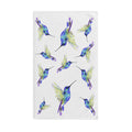 Hummingbird Cotton Hand Towel - Blue Cava