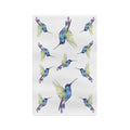 Hummingbirds Microfiber Microfiber Kitchen Towel - Blue Cava