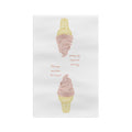 I Love You More Than Ice Cream Microfiber Waffle Kitchen Towel - Blue Cava