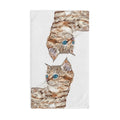 Kitten Cotton Hand Towel - Blue Cava