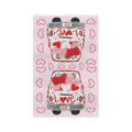 Love Truck Microfiber Waffle Kitchen Towel - Blue Cava