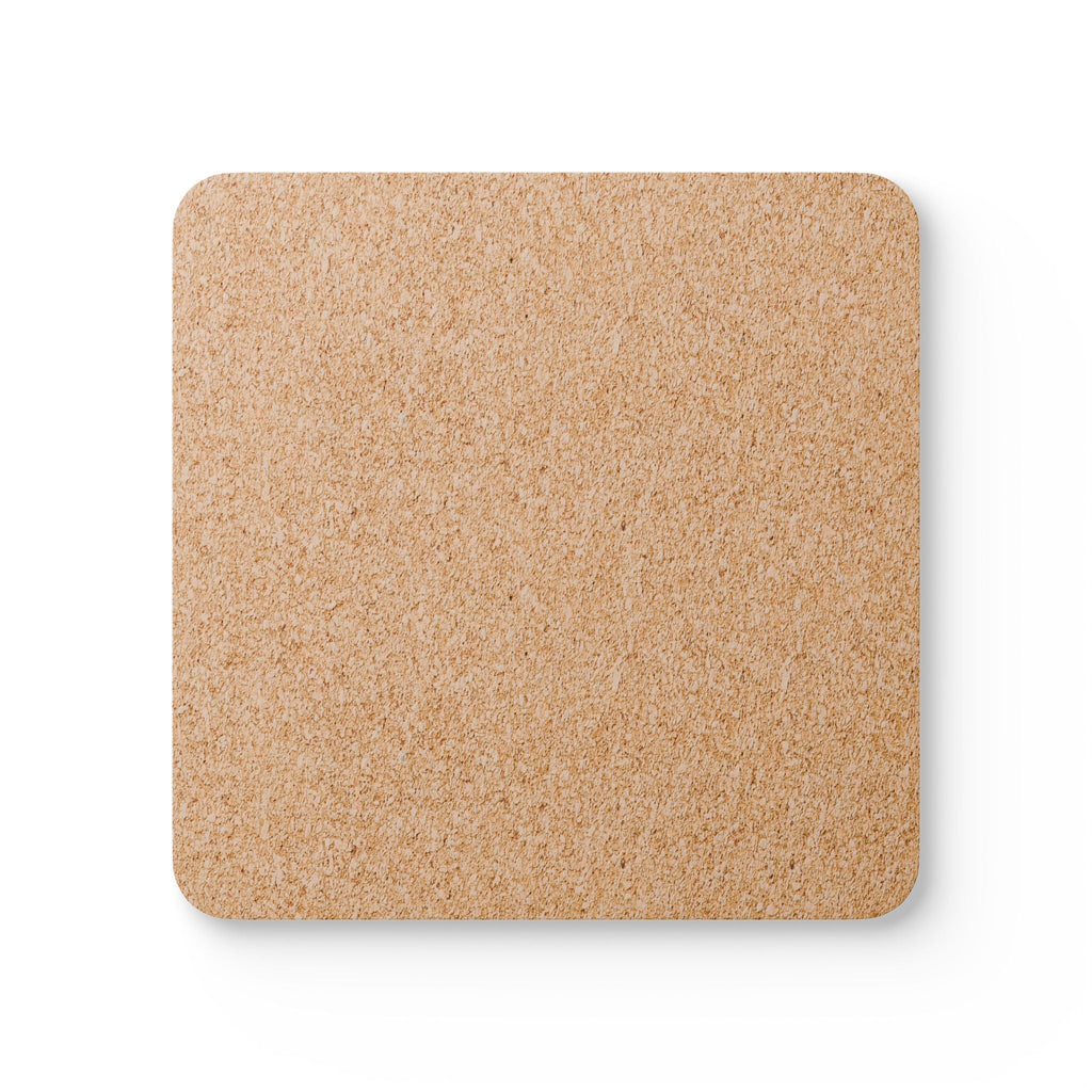 Macaw Bird Corkwood Coaster Set - Blue Cava