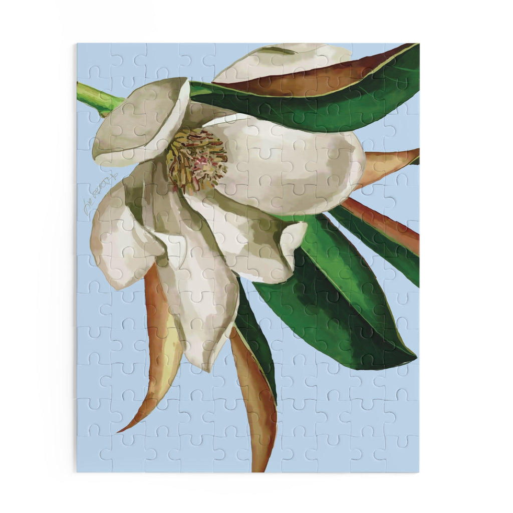 Magnolia Puzzle - 120, 252, 500 - Pieces - Blue Cava