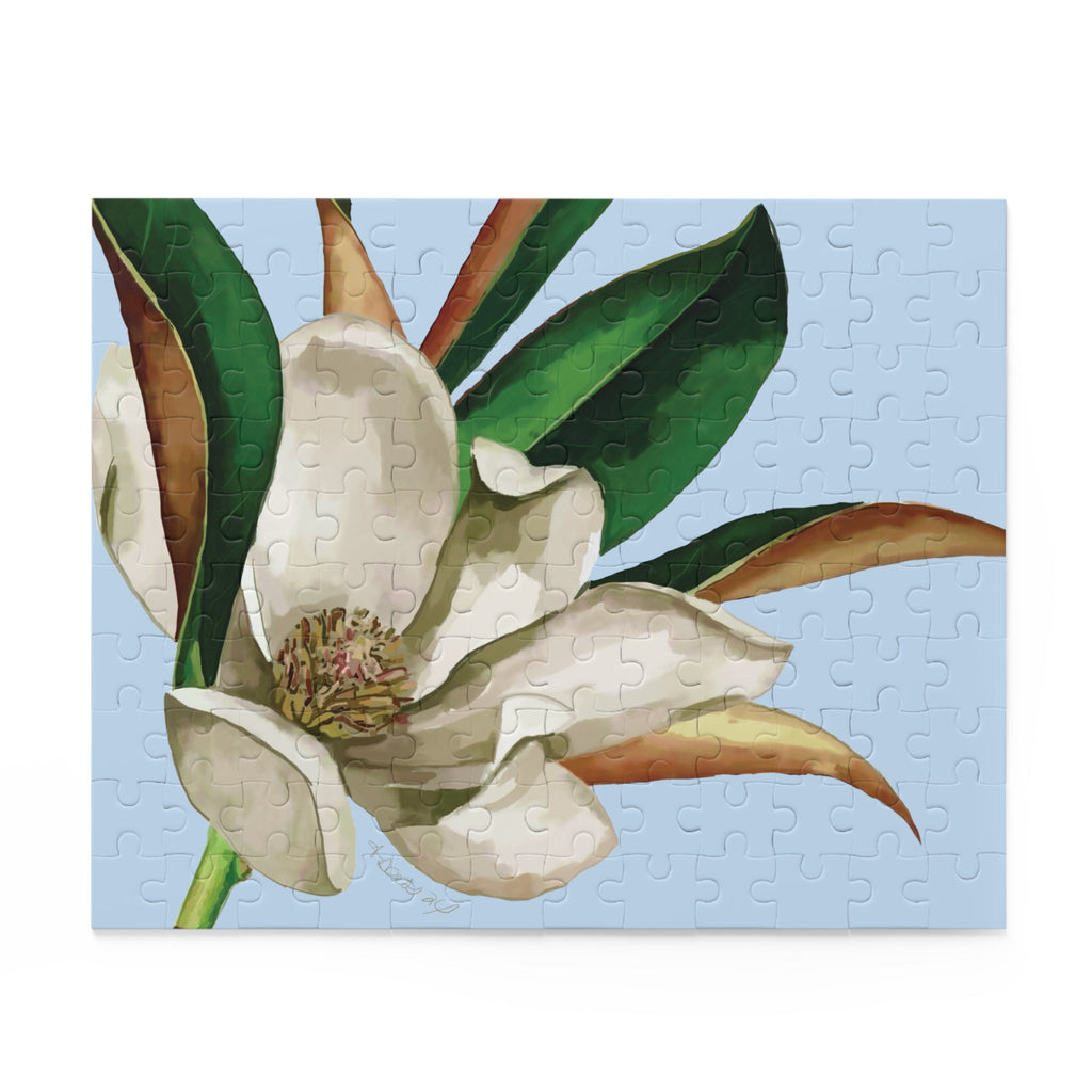 Magnolia Puzzle - 120, 252, 500 - Pieces - Blue Cava