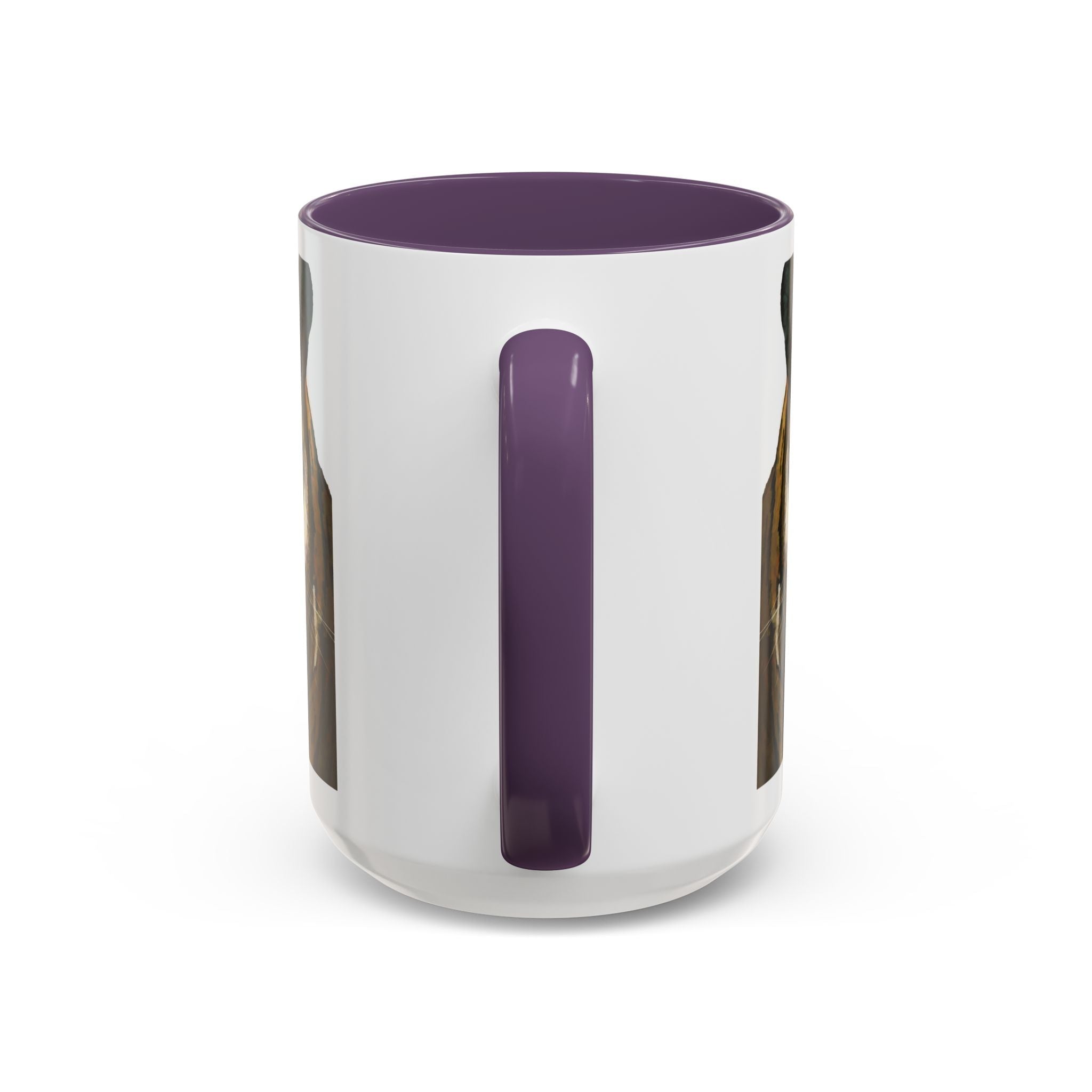 Majestic Tiger Two Tone Ceramic Coffee Mug - 11 oz & 15 oz - Blue Cava