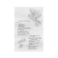 New England Clam Chowder Recipe Microfiber Waffle Kitchen Towel - Blue Cava