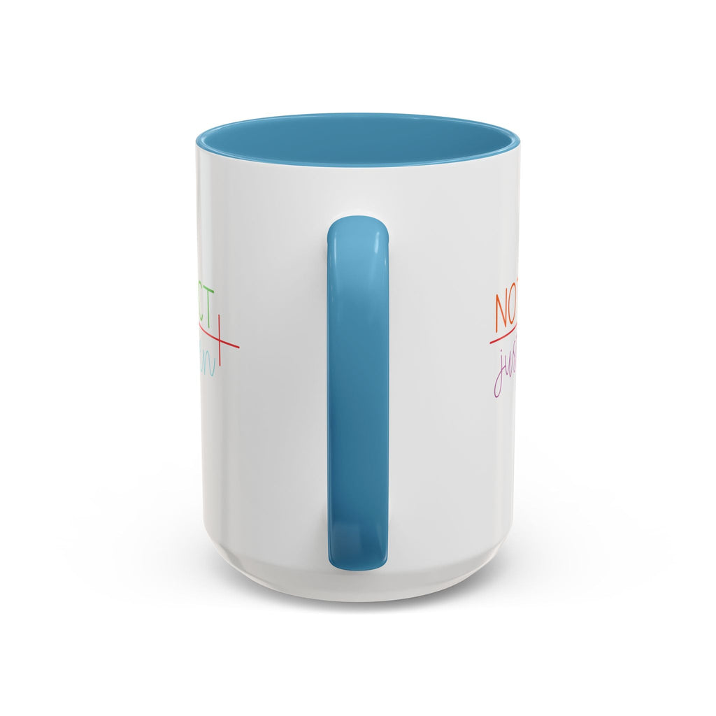 Not Perfect Just Forgiven - Inspirational Christian Coffee Mug - Blue Cava