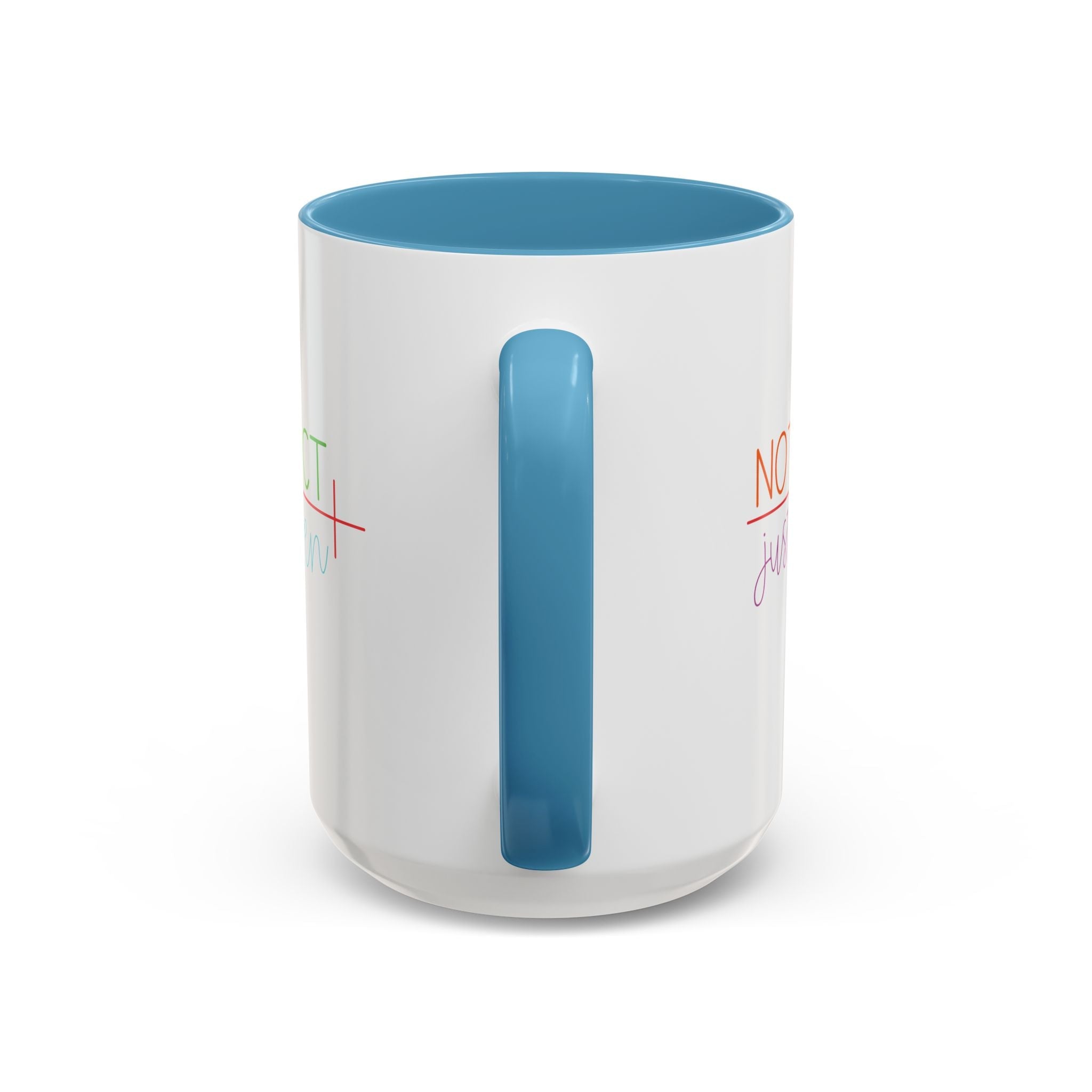 Not Perfect Just Forgiven - Inspirational Christian Coffee Mug - Blue Cava