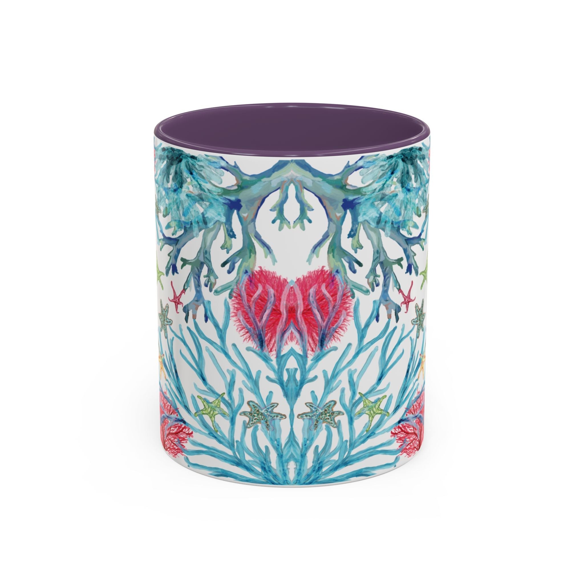 Ocean - Inspired Two Tone Coffee Mugs - Blue Cava