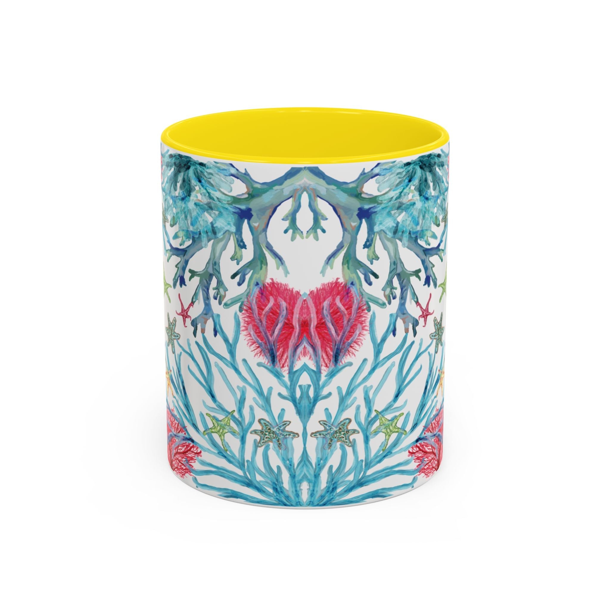 Ocean - Inspired Two Tone Coffee Mugs - Blue Cava