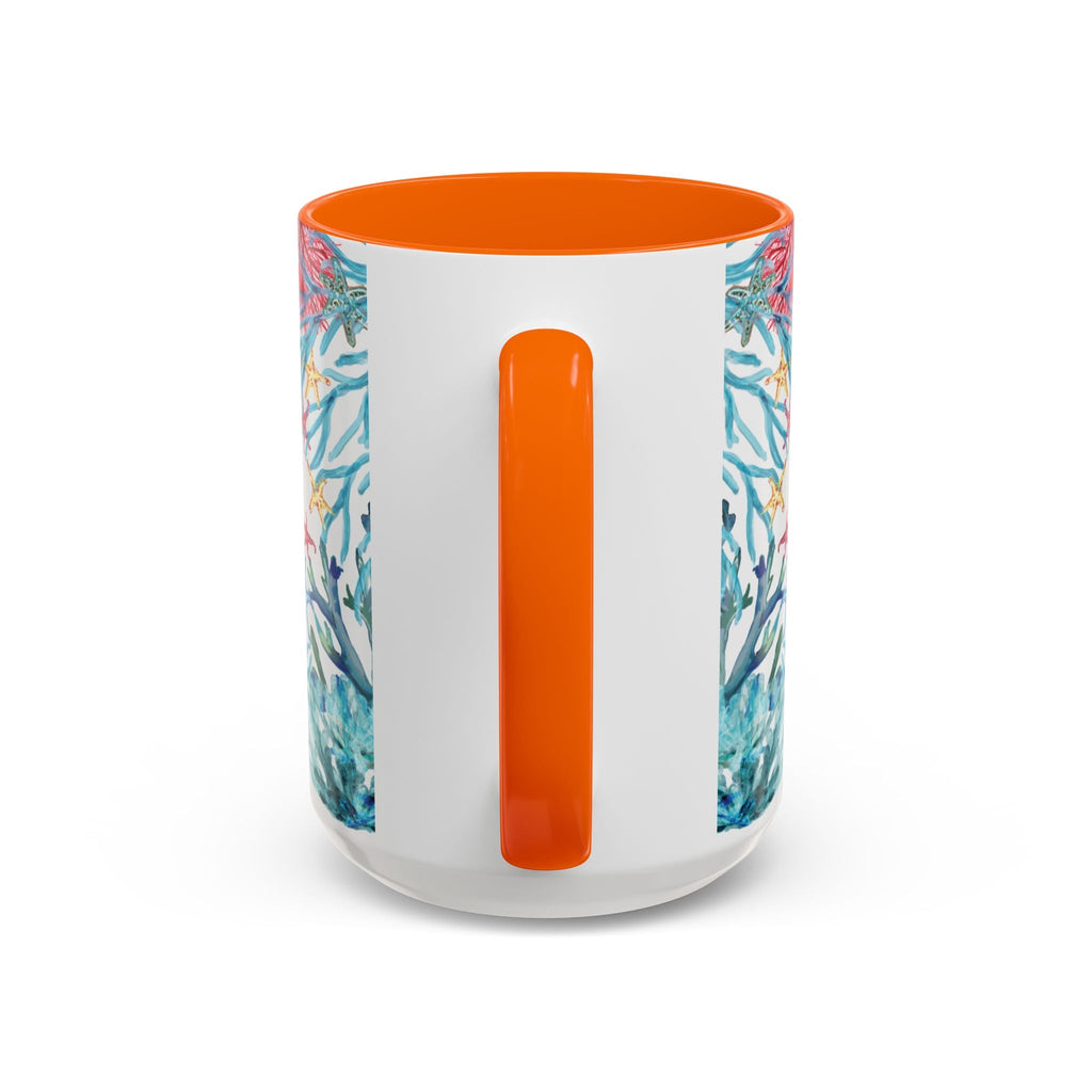 Ocean - Inspired Two Tone Coffee Mugs - Blue Cava