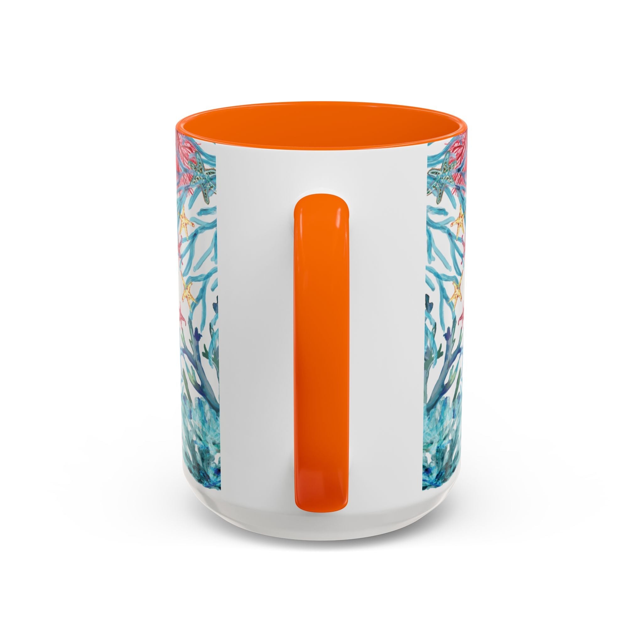 Ocean - Inspired Two Tone Coffee Mugs - Blue Cava