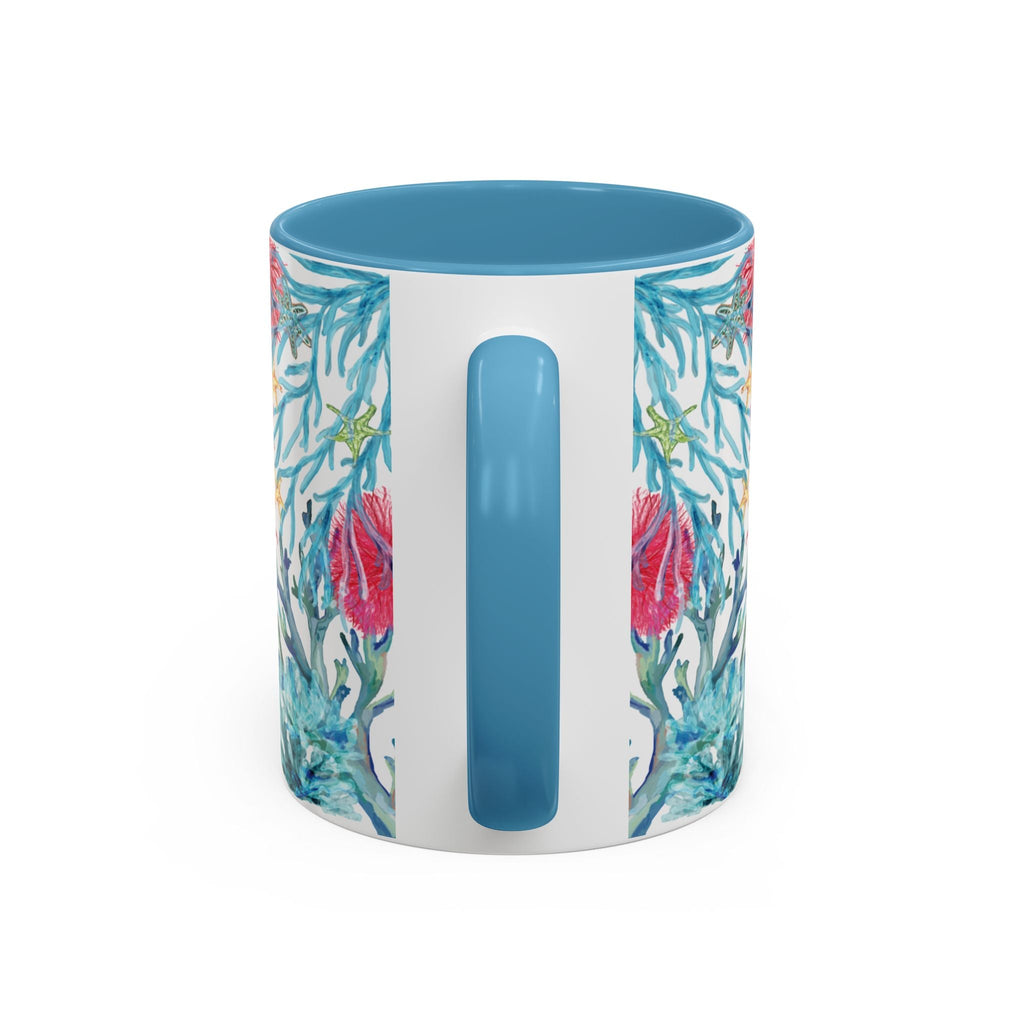 Ocean - Inspired Two Tone Coffee Mugs - Blue Cava
