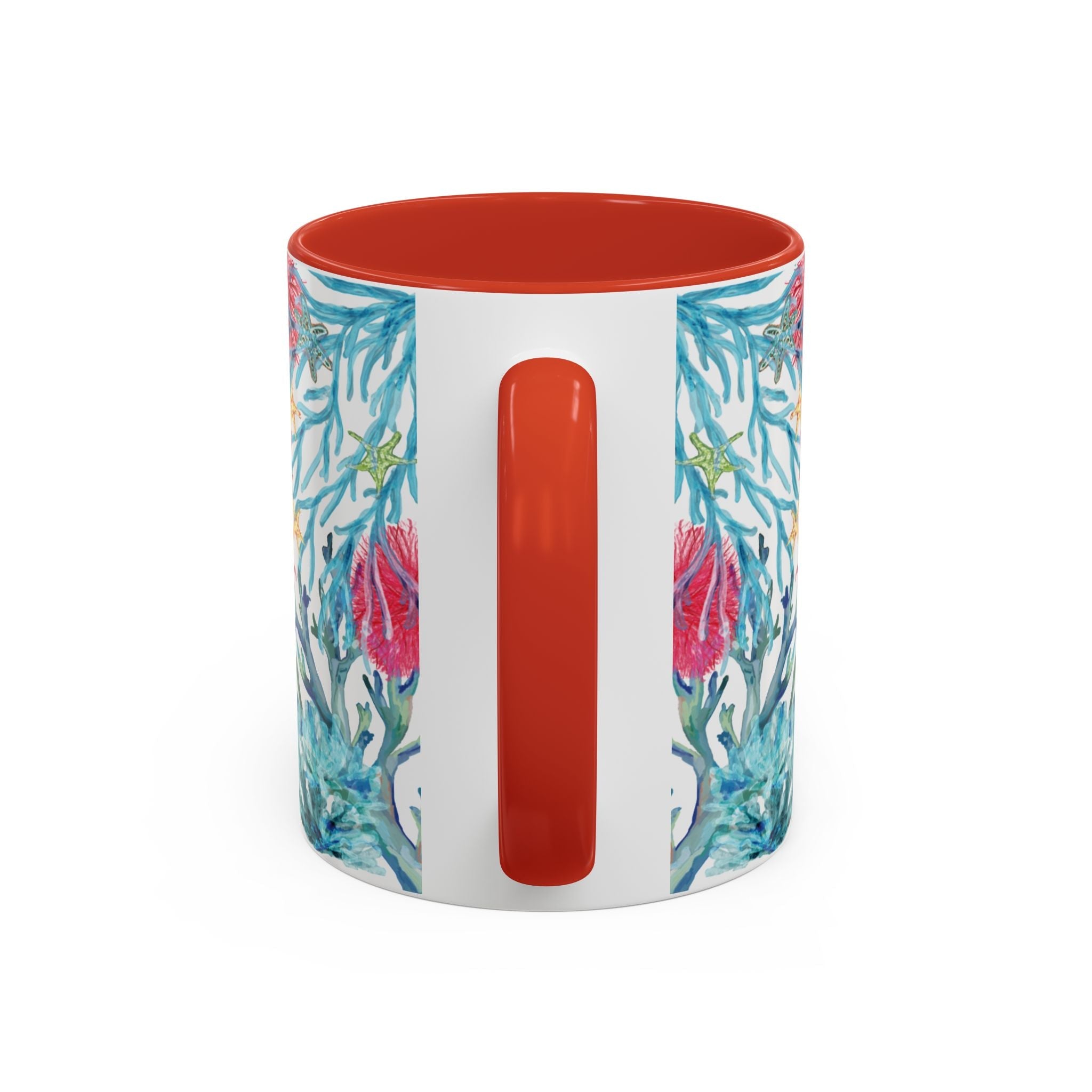 Ocean - Inspired Two Tone Coffee Mugs - Blue Cava