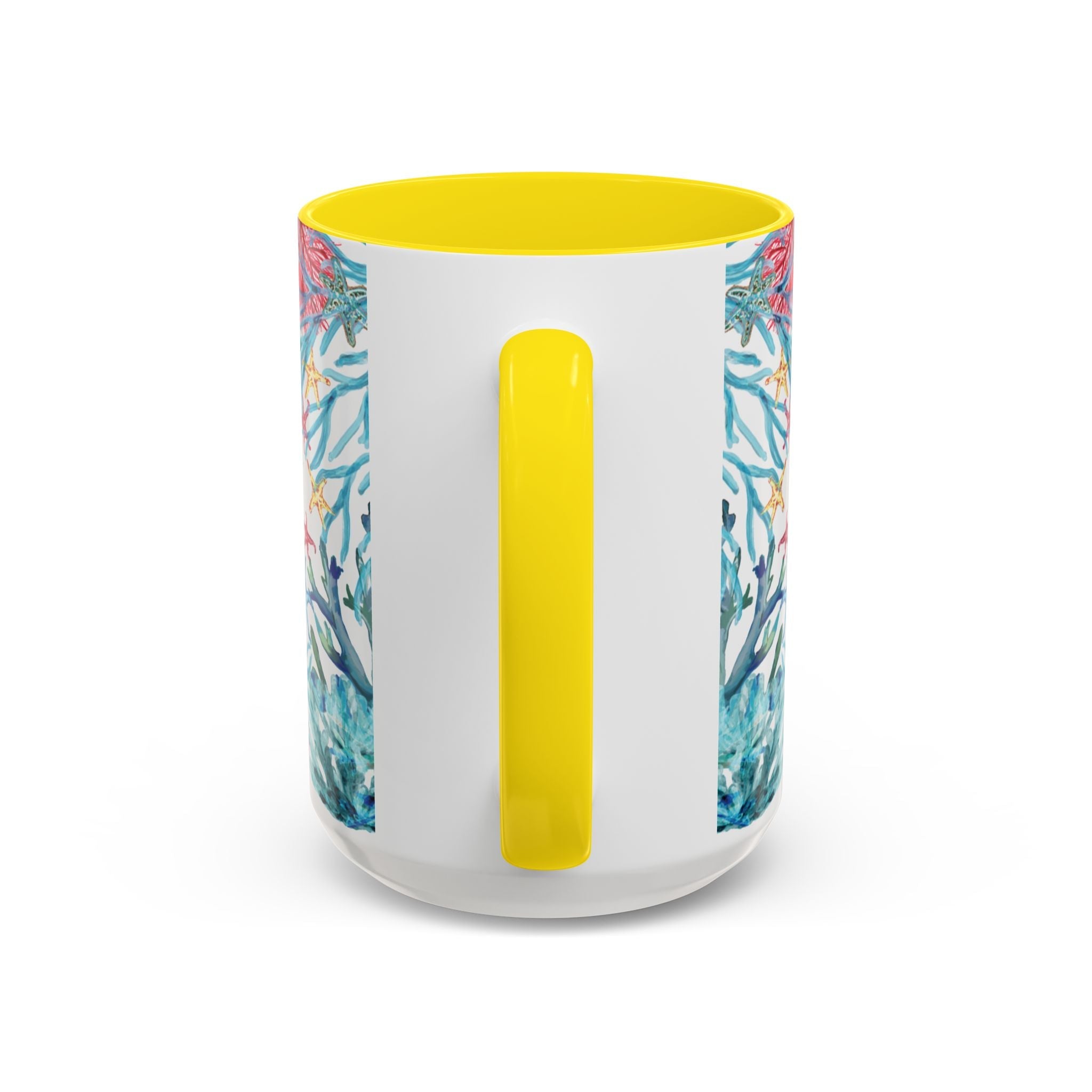 Ocean - Inspired Two Tone Coffee Mugs - Blue Cava