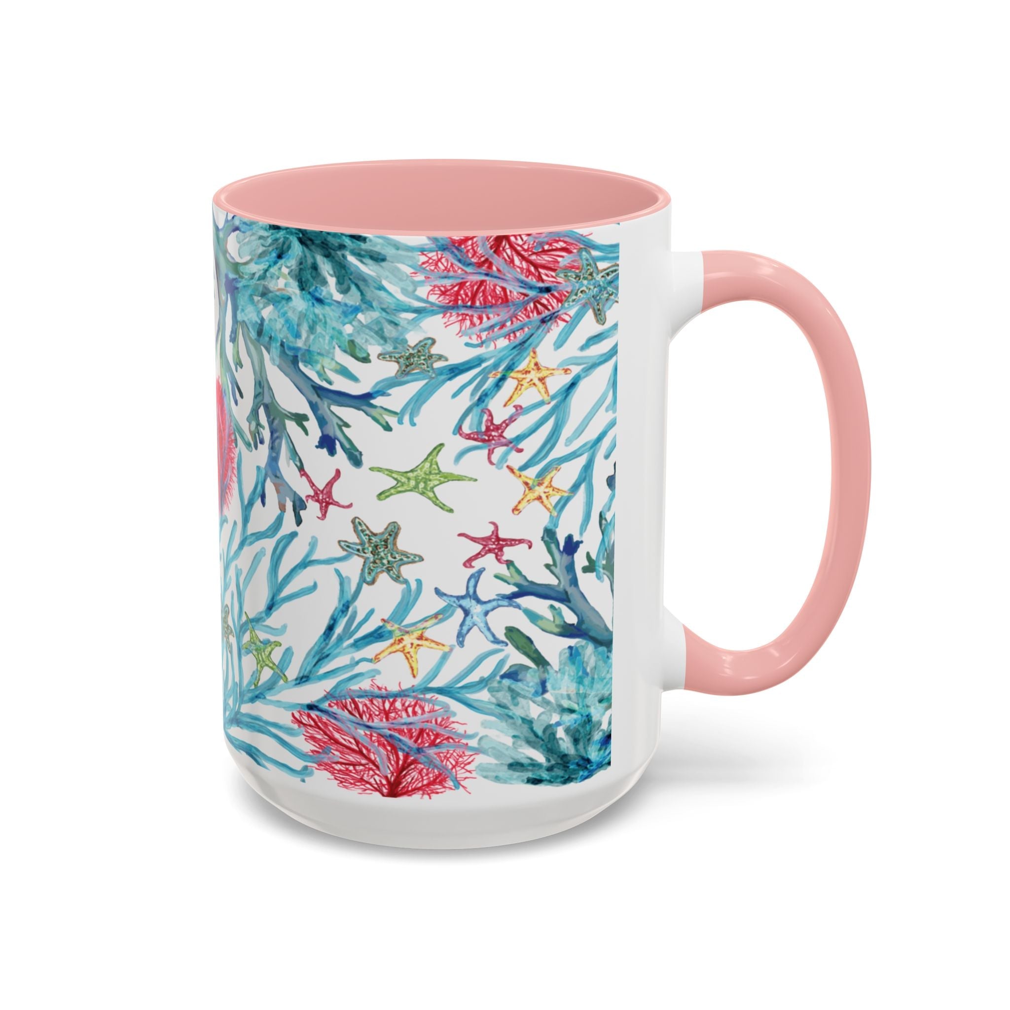 Ocean - Inspired Two Tone Coffee Mugs - Blue Cava