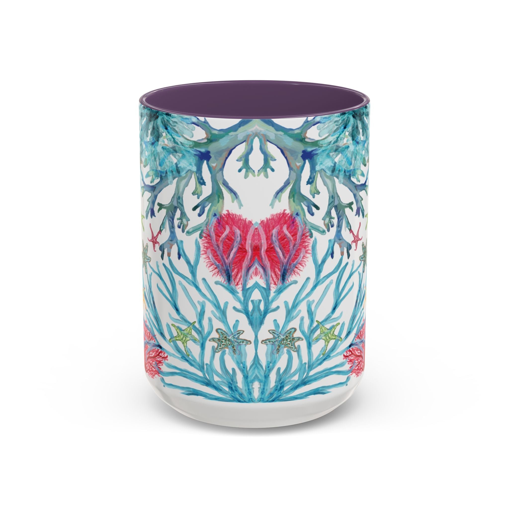 Ocean - Inspired Two Tone Coffee Mugs - Blue Cava