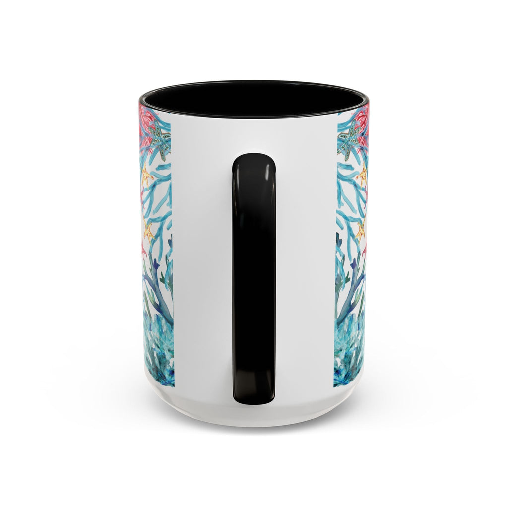 Ocean - Inspired Two Tone Coffee Mugs - Blue Cava