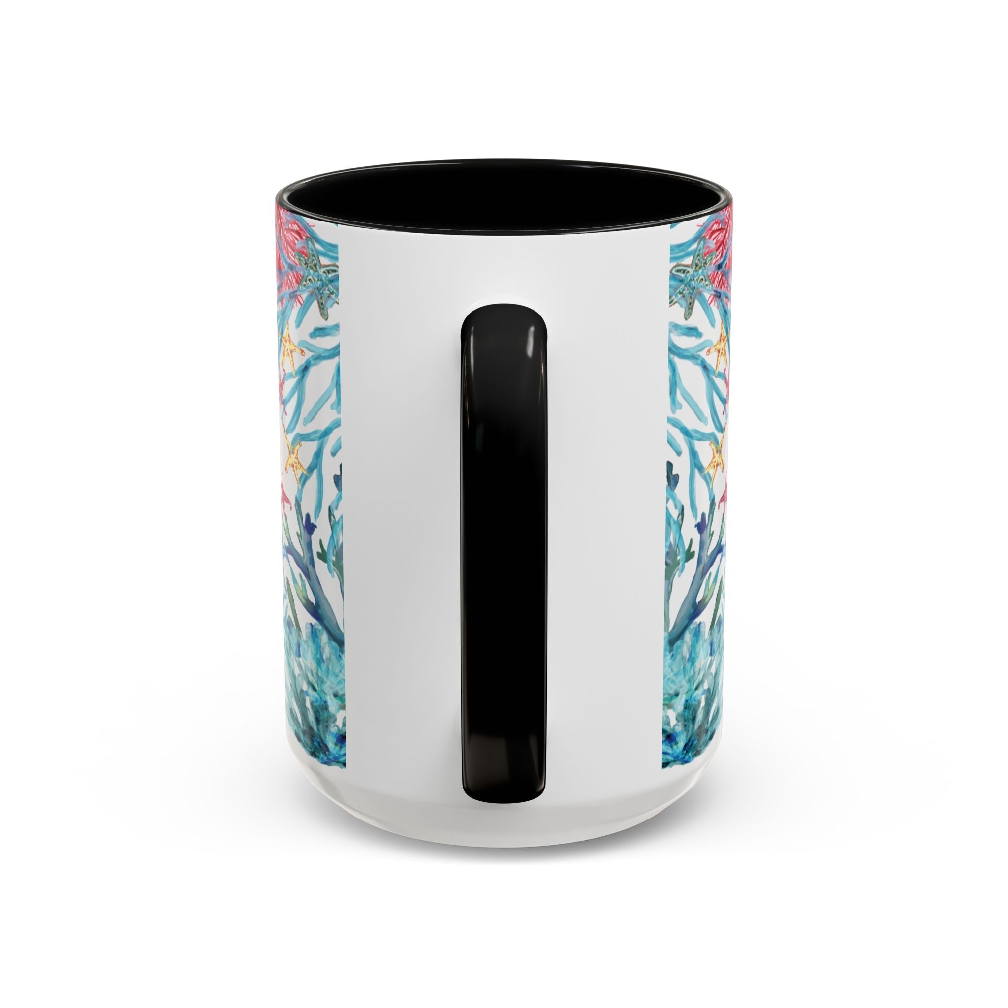 Ocean - Inspired Two Tone Coffee Mugs - Blue Cava