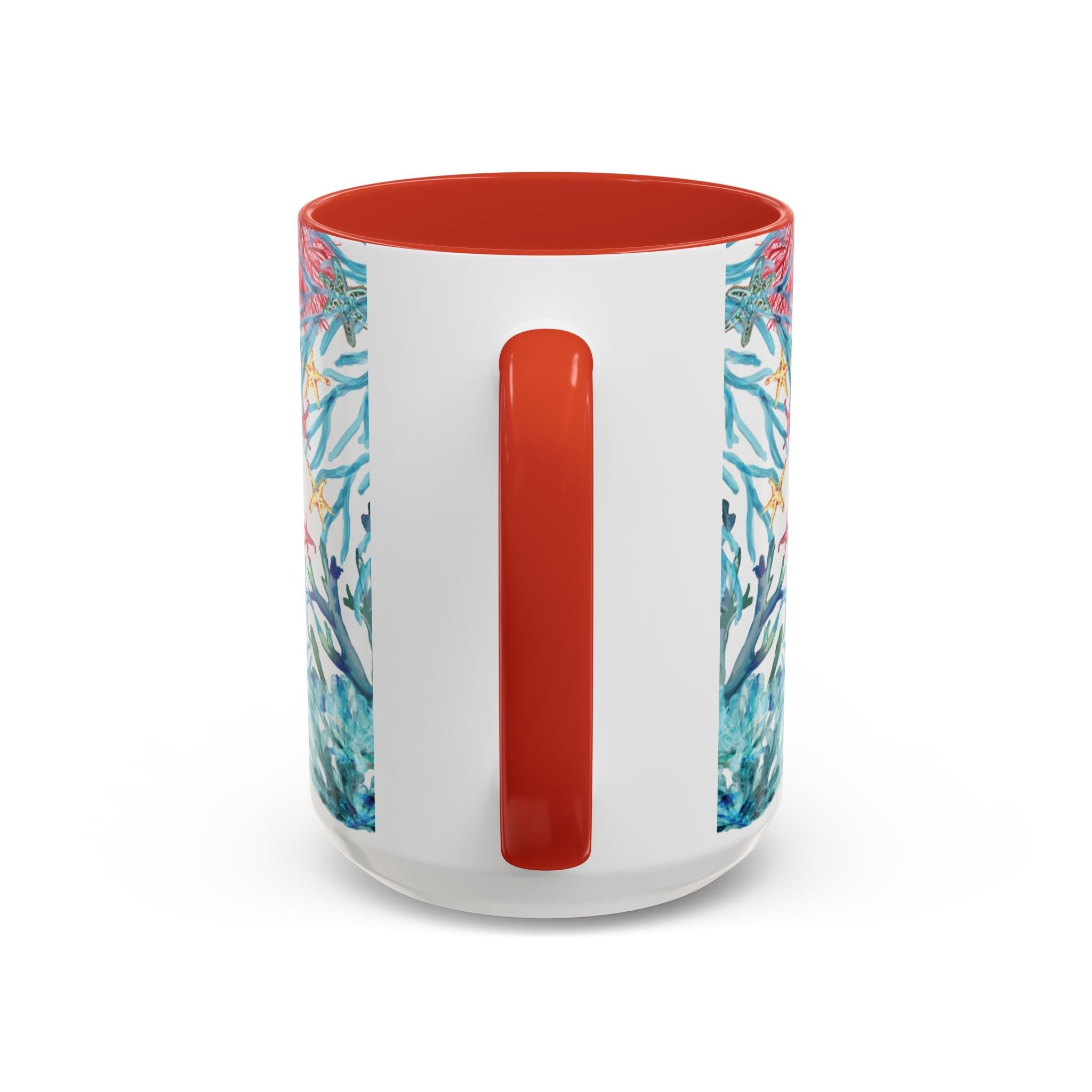 Ocean - Inspired Two Tone Coffee Mugs - Blue Cava