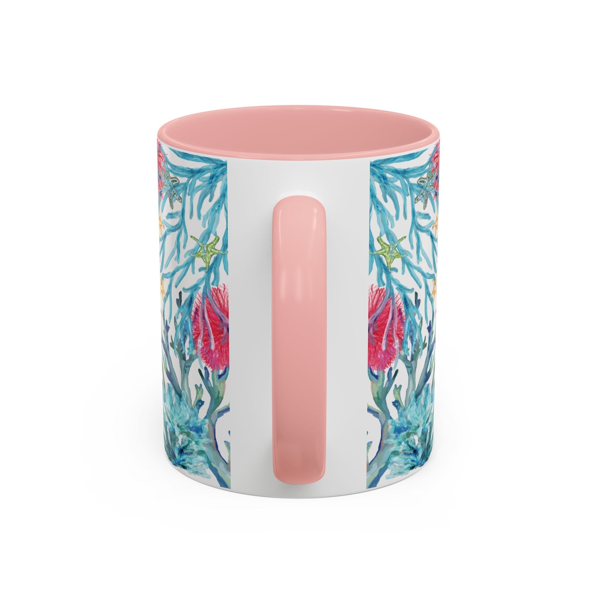 Ocean - Inspired Two Tone Coffee Mugs - Blue Cava