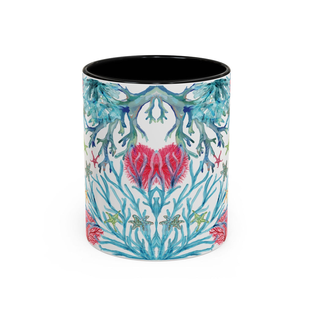 Ocean - Inspired Two Tone Coffee Mugs - Blue Cava