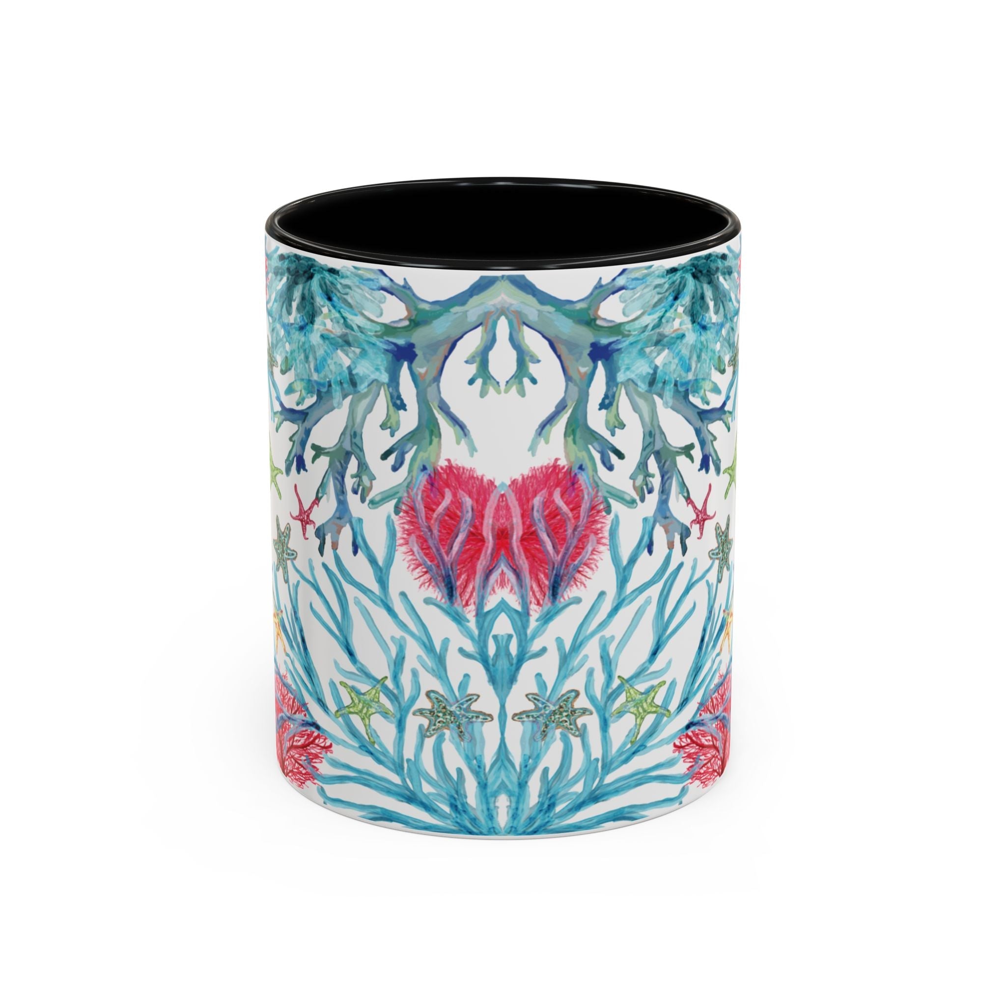 Ocean - Inspired Two Tone Coffee Mugs - Blue Cava
